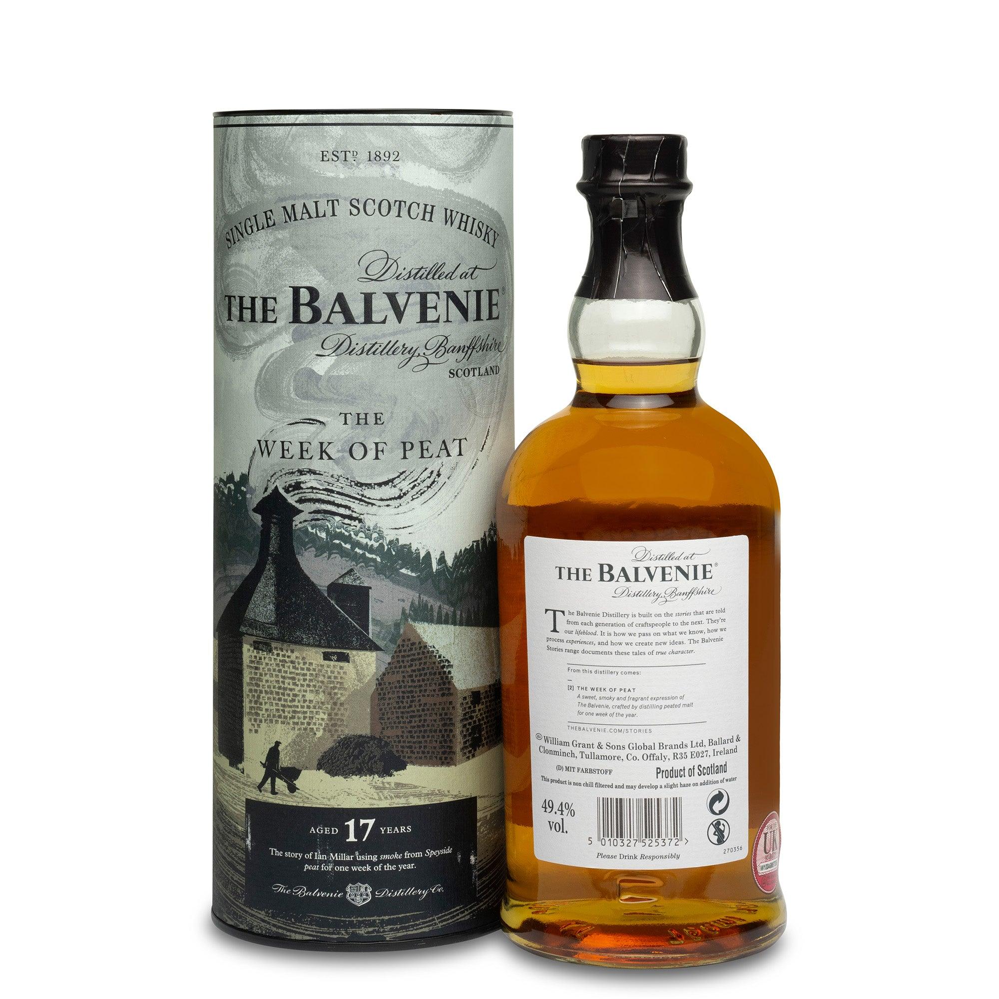 Balvenie 17 Year Old Week Of Peat Speyside Single Malt Scotch