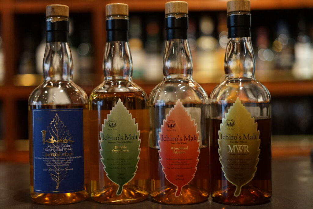 イチローズモルト リーフラベル イチローズモルト リーフシリーズ 4本