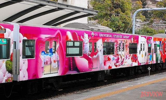 グリーンマックス JR西日本 USJラッピング ユニバーサルワンダーランド