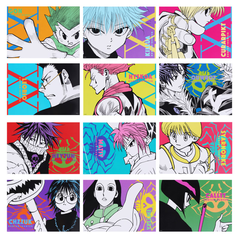 HUNTER×HUNTERアニメ場面写ポストカード ジャンプショップ フェア特典