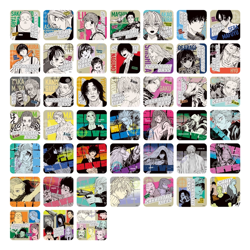 SAKAMOTO DAYS サカモトデイズ 赤尾リオン アートコースター 45枚