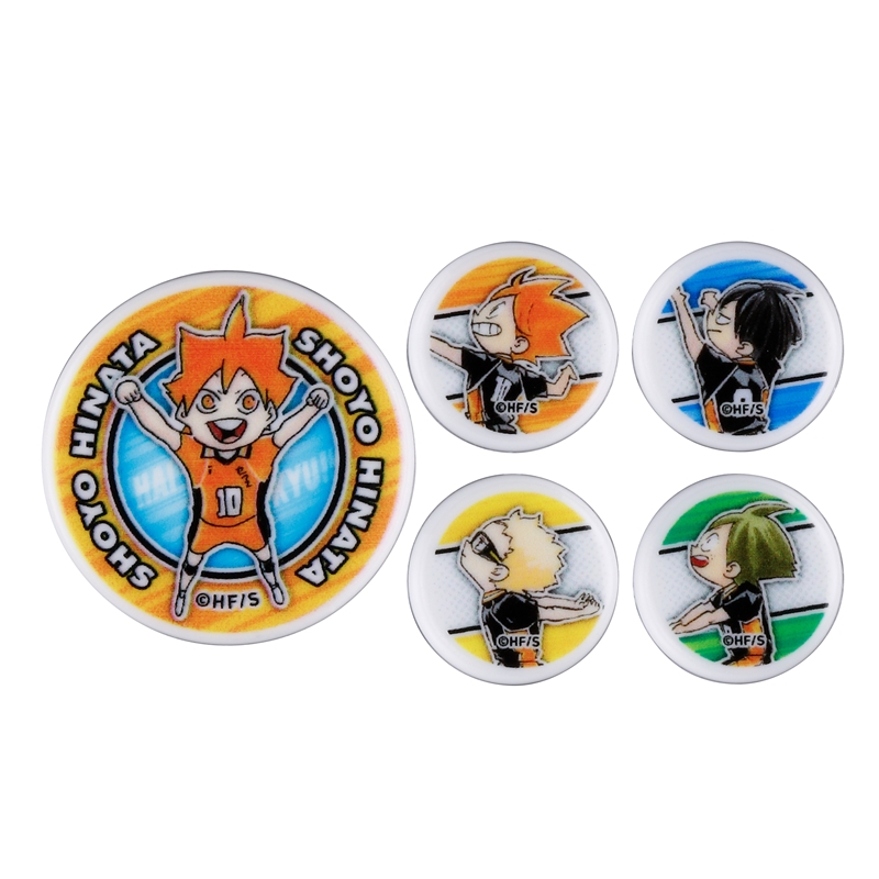 ハイキュー！！』オリジナルボタン5種セット（大サイズ1個＆小サイズ