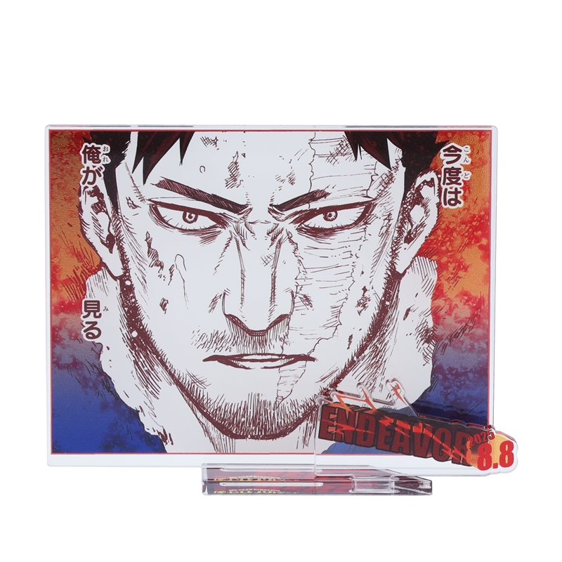 ヒロアカ アクリルブロック アクスタ エンデヴァー 2024バースデイ BD3