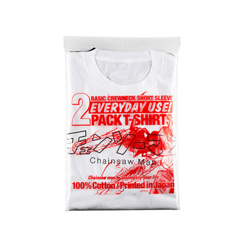 チェンソーマン』パック入りTシャツ（2枚組） BC4－JF: 衣類