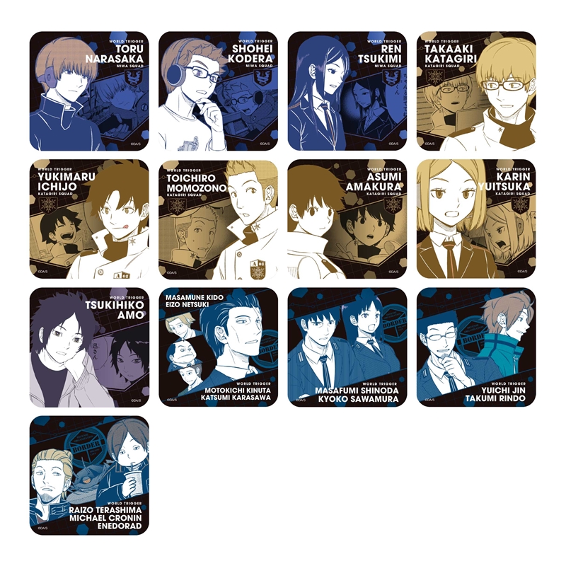 ワールドトリガー』アートコースター 第2弾 （全45種／ランダム5種