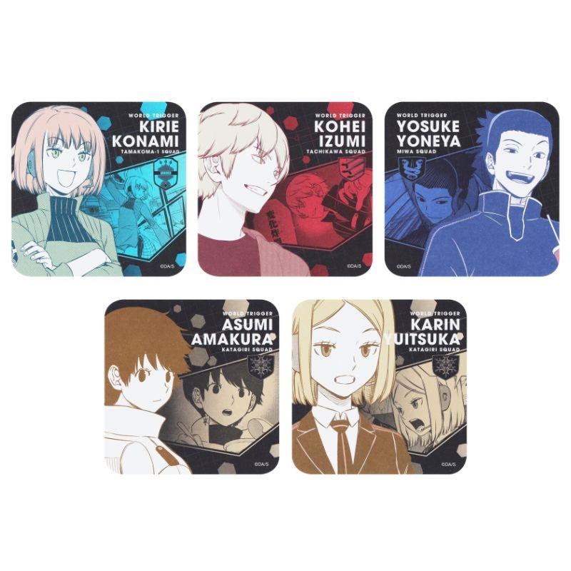 ワールドトリガー』アートコースター 第2弾 （全45種／ランダム5種