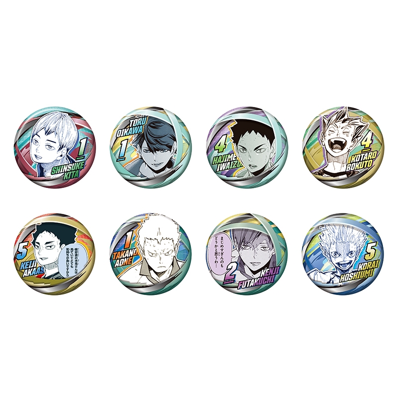 ジャンプGIGA 限定誌上通販 ハイキュー!! 缶バッジ6種 × 5セット