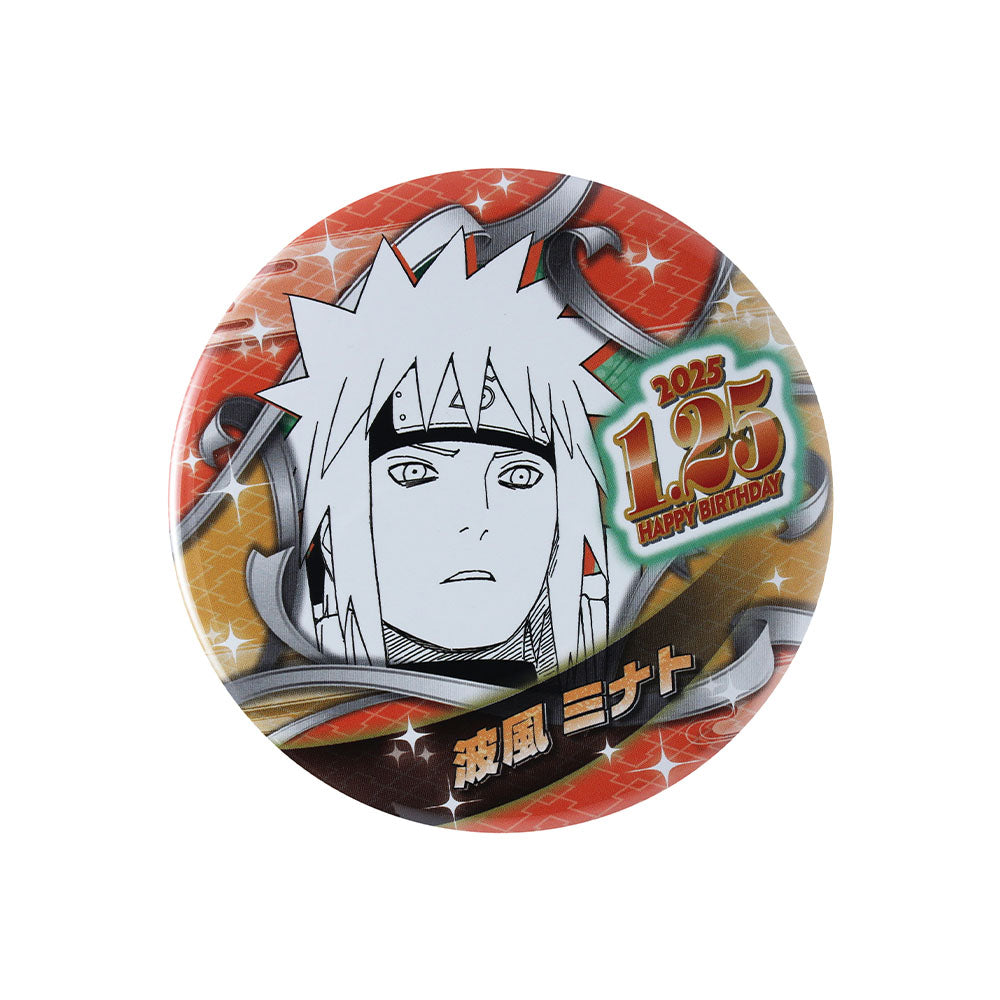 NARUTO J-WORLD TOKYO 絵巻 絆 缶バッジ 日向ネジ NARUTO J-WORLD