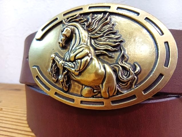 JUN COMPANYオリジナルデザイントップバックル 【暴れ馬】 JC-007