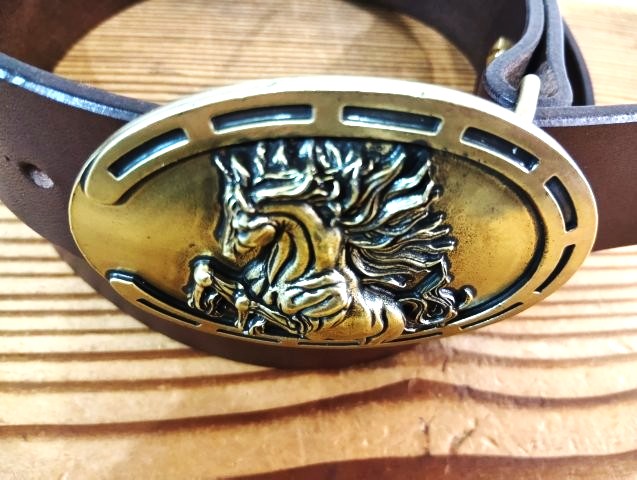 JUN COMPANYオリジナルデザイントップバックル 【暴れ馬】 JC-007