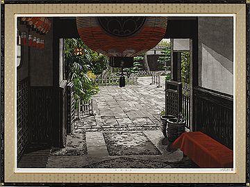 ジュディオング自筆絵画25×21cm