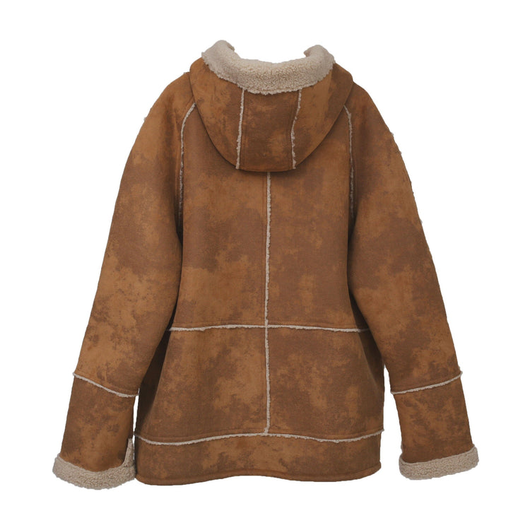 Hooded mouton coat | Judin