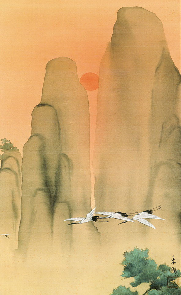 名画複製画掛け軸 蓬莱図 速水御舟 – 寿鳳人形の東芸