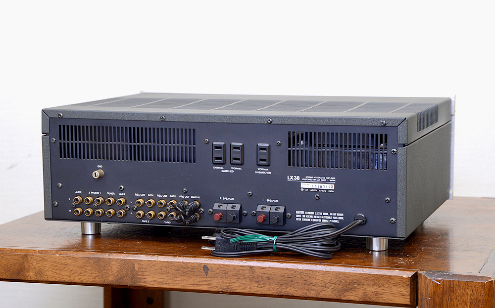 LUXMAN LX-38 真空管アンプ LUXMAN LX38の仕様 ラックスマン