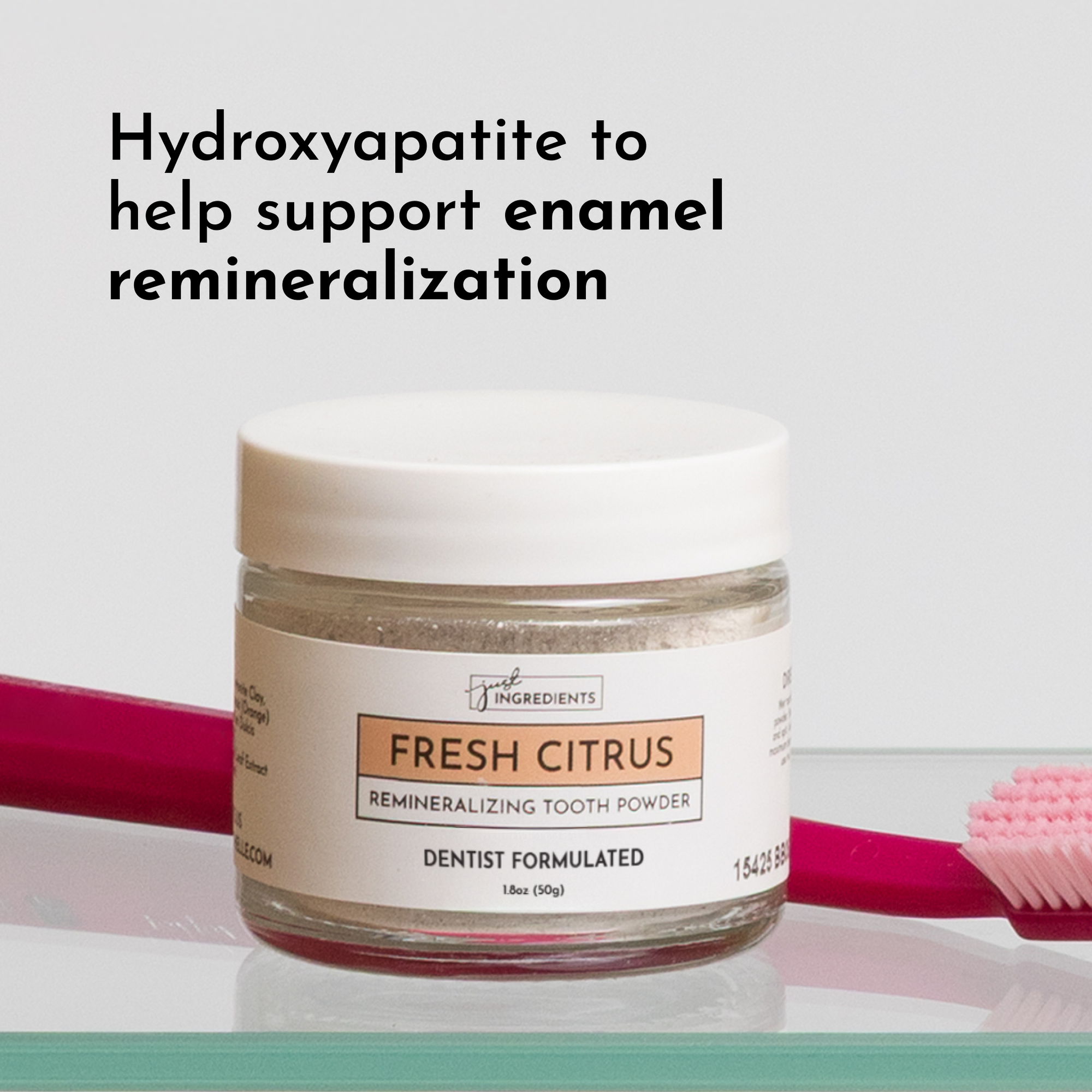 Fresh Citrus Remineralizing Tooth Powder – Just Ingredients
