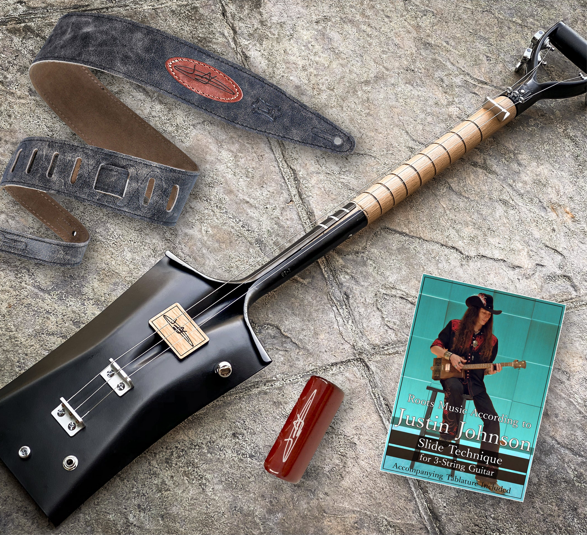 Justin Johnson 3 strings shovel guitar