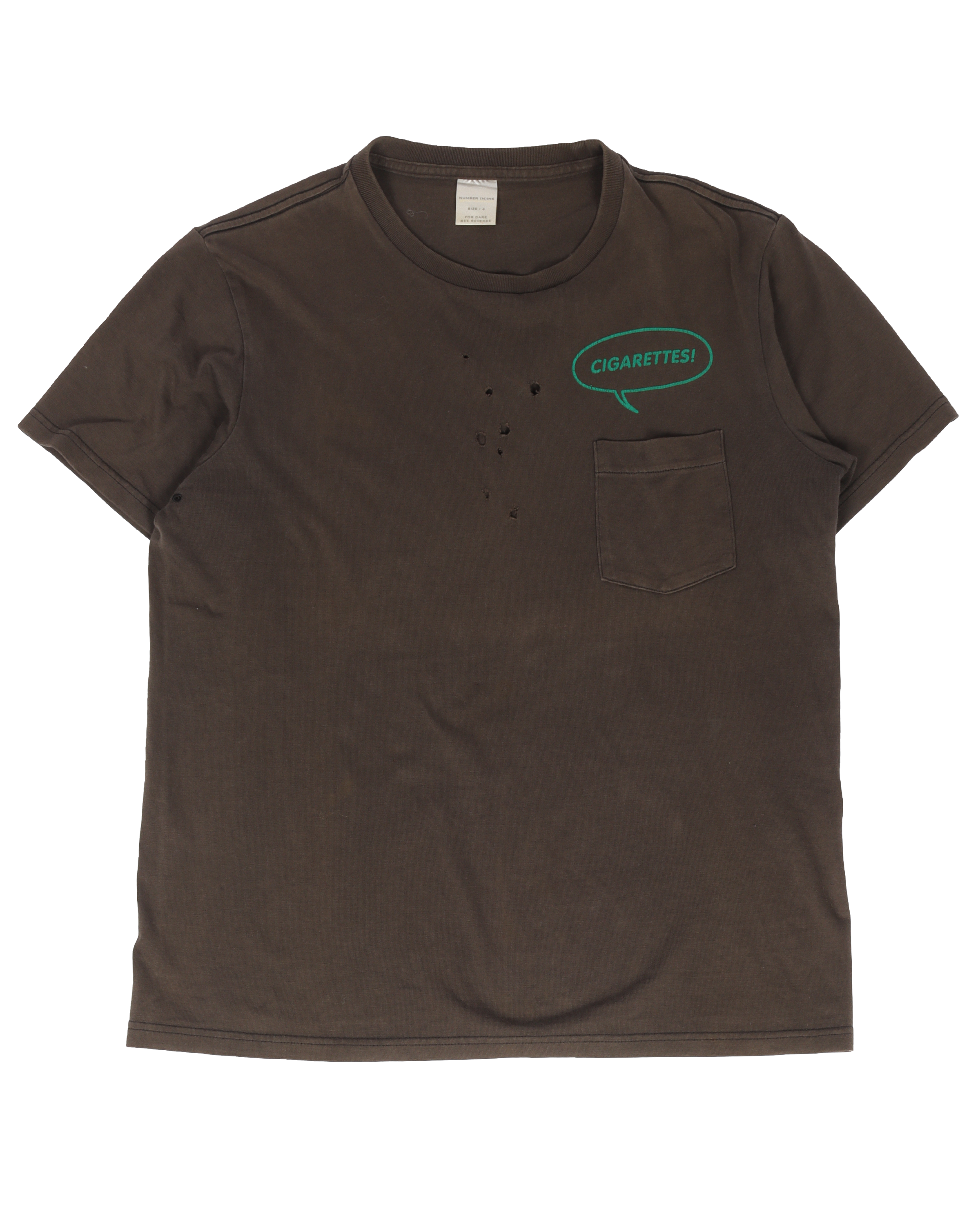 NUMBER (N)INE ナンバーナイン シガレット Tシャツ NUMBER NUMBER (N