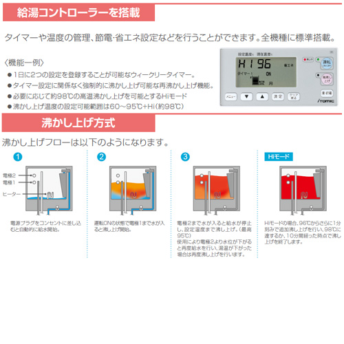日本イトミック EW-40N3B-BT貯湯式電気湯沸器 壁掛型 単相200V