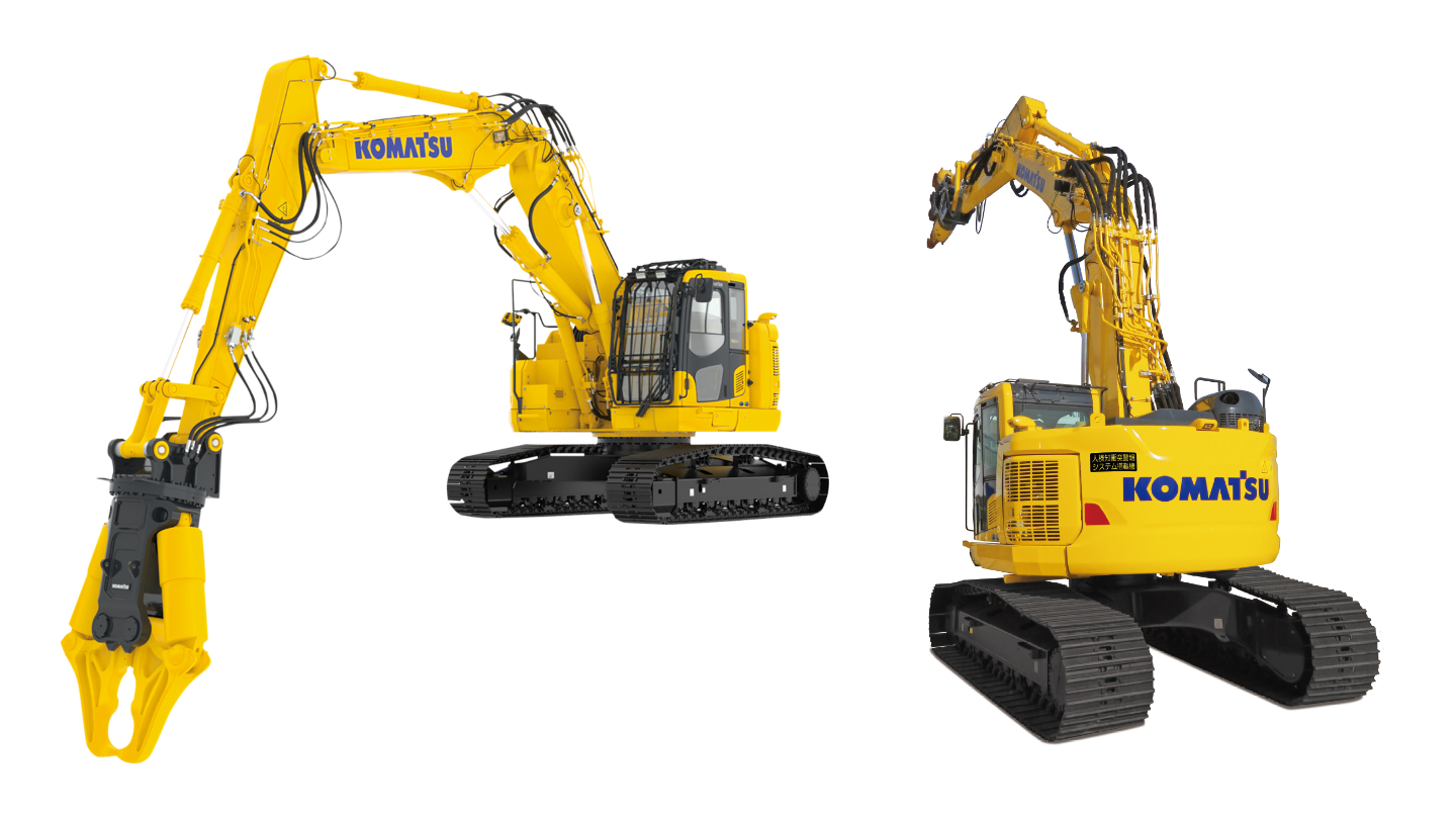 コマツ建機 PC450LCD ツーピースブーム仕様解体機 1/50 KOMATSU