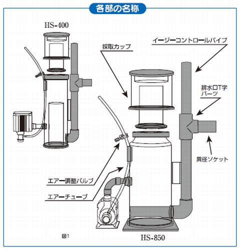 HS－400 （H＆S プロテインスキマー） | おいらのアクアリウム