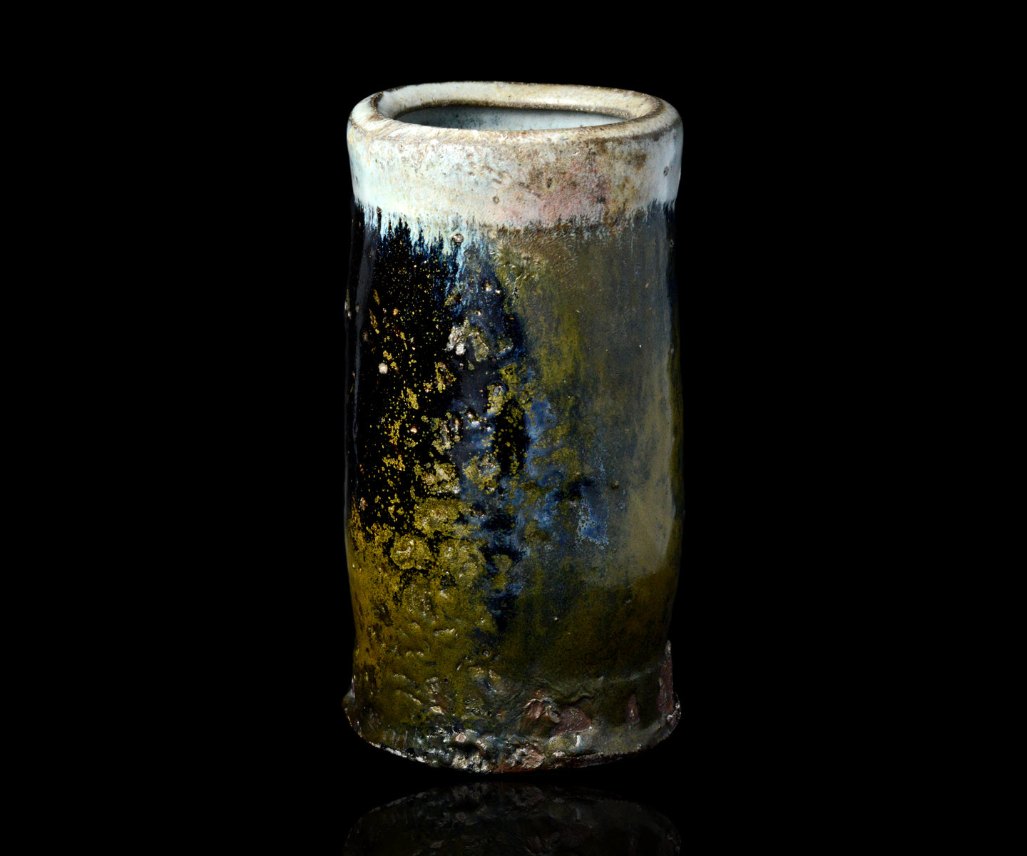 江戸初期 朝鮮唐津 小振 花入 花瓶 徳利 朝鮮民芸