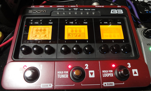 zoom B3 ベースマルチエフェクター 箱付き B3 Bass Effects & Amp