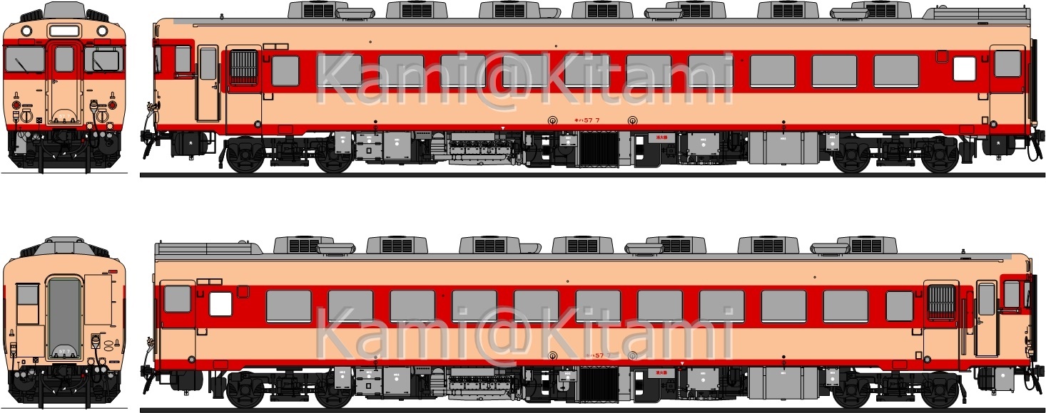 TOMIX 92070 国鉄キハ57系 ディーゼルカー増結 セット Amazon | 92069