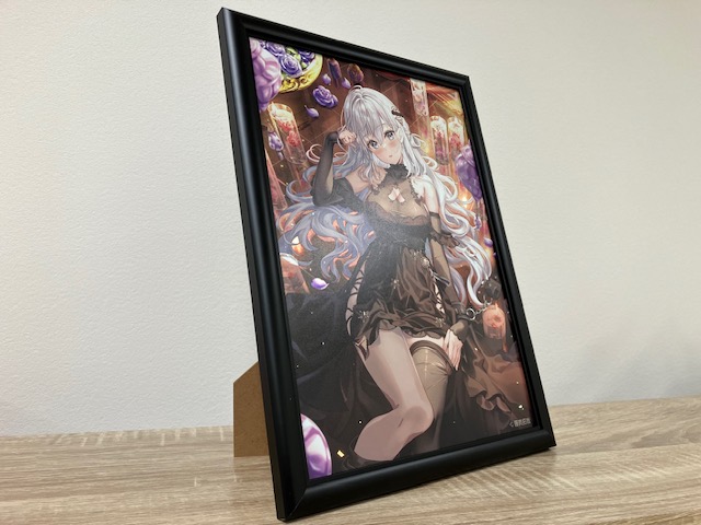 N*0様 【はにかみ彼女】メタルアートプレート 神絵祭 2024 ピロ水 新作