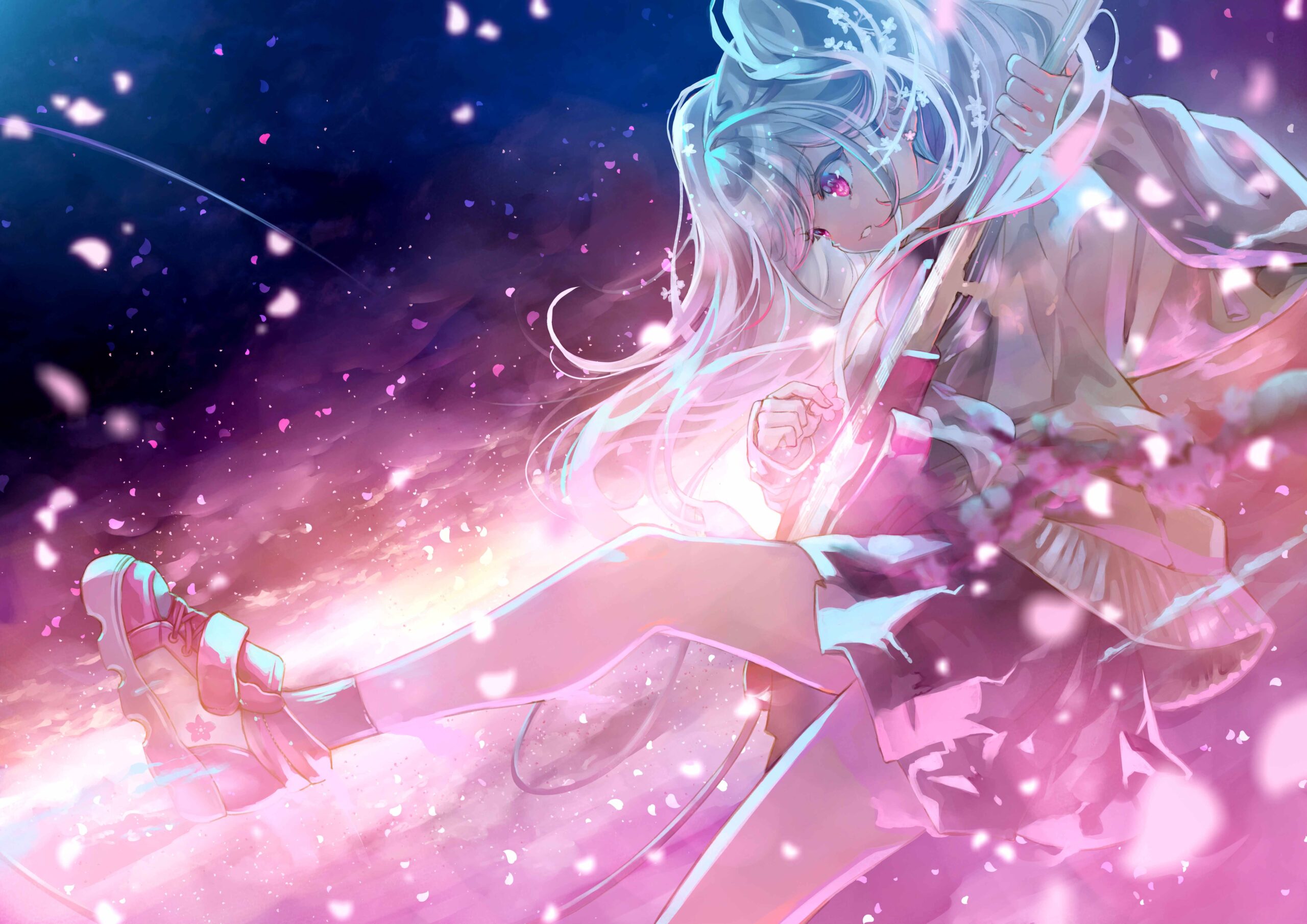 KEI先生 新作版画紹介！『響花』 | 神絵祭∞