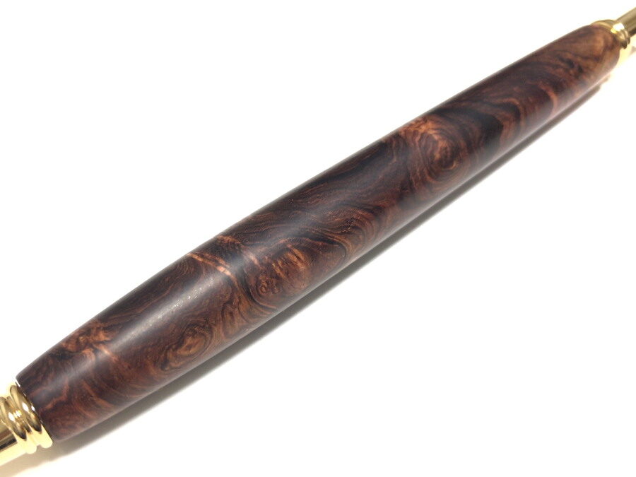 木軸｜ローズウッド 瘤杢 シャープペンシル（工房「智」｜木軸シャープ