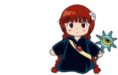 魔法陣グルグル セル画 ニケ&ククリ 魔方陣グルグル・敵キャラ「風景