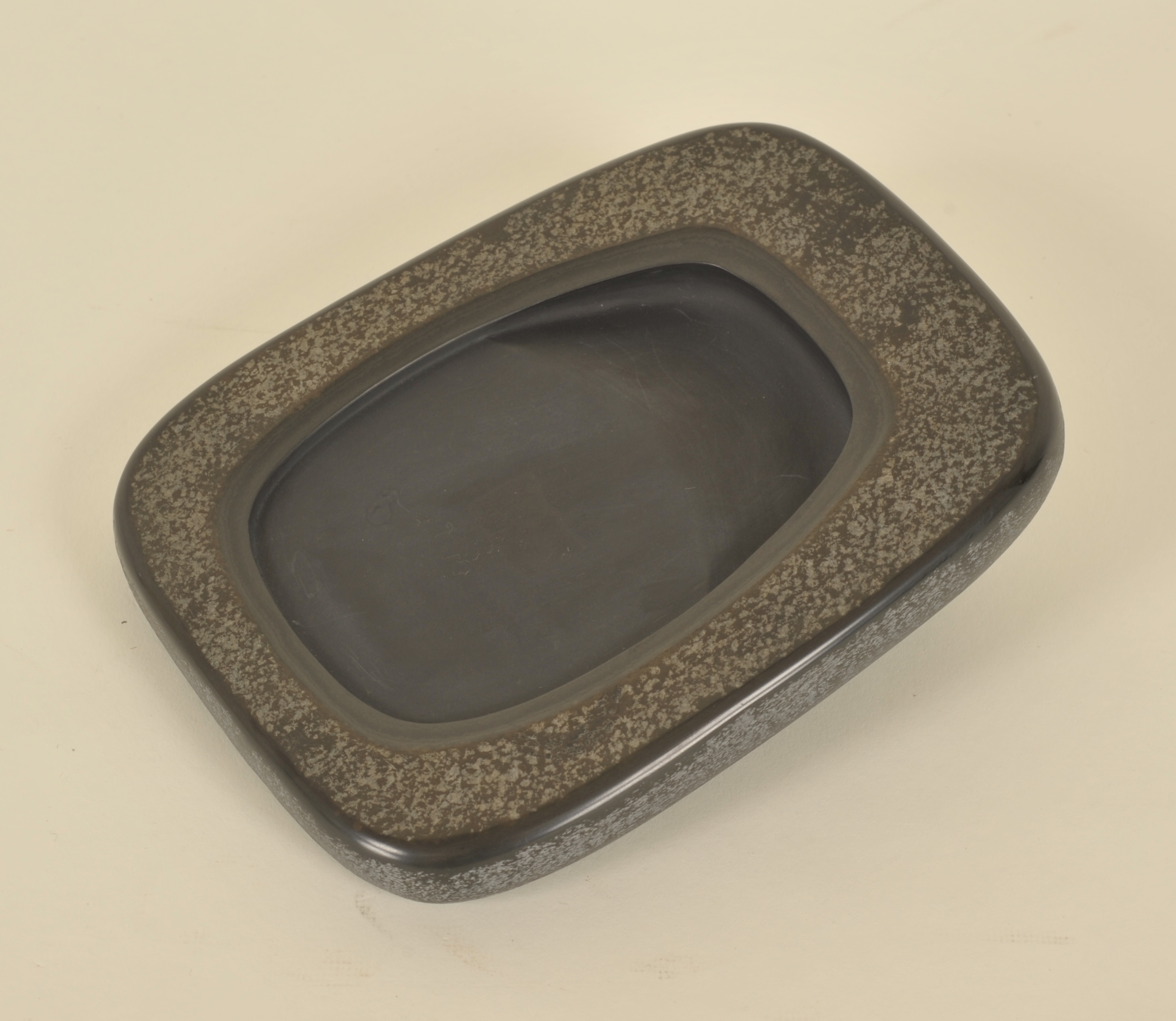 若田石 硯 硯箱 マーブル模様 ハンドメイド 若田石硯硯箱マーブル模様