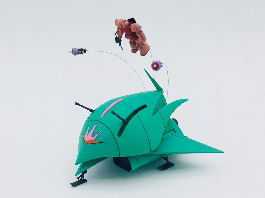 旧キット エルメス ララァスン 1/550 ガンプラ 塗装済み 完成