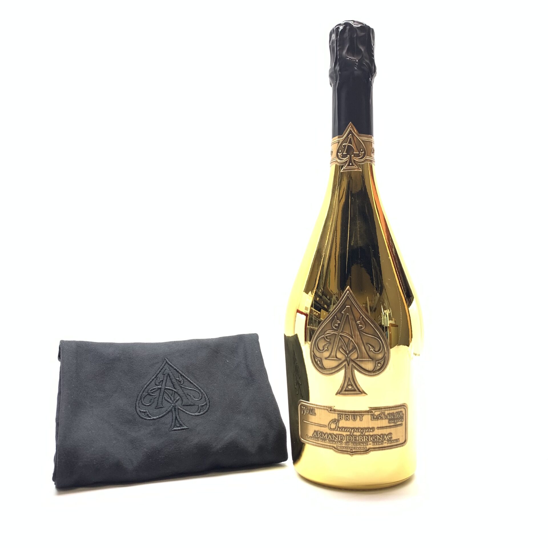 Armand de Brignac ゴールドシャンパン 未開封 袋付き アルマンド