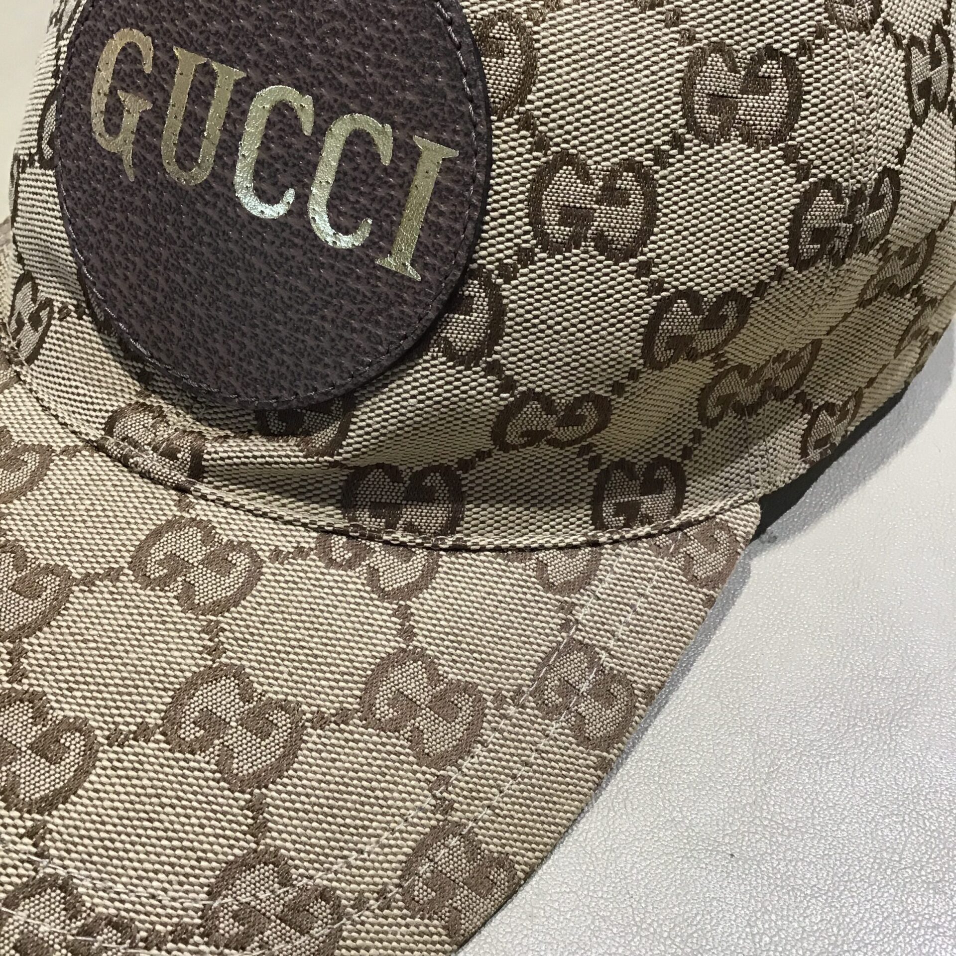 GUCCI グッチ ベースボールキャップ 576253 GGキャンバス ブラウン