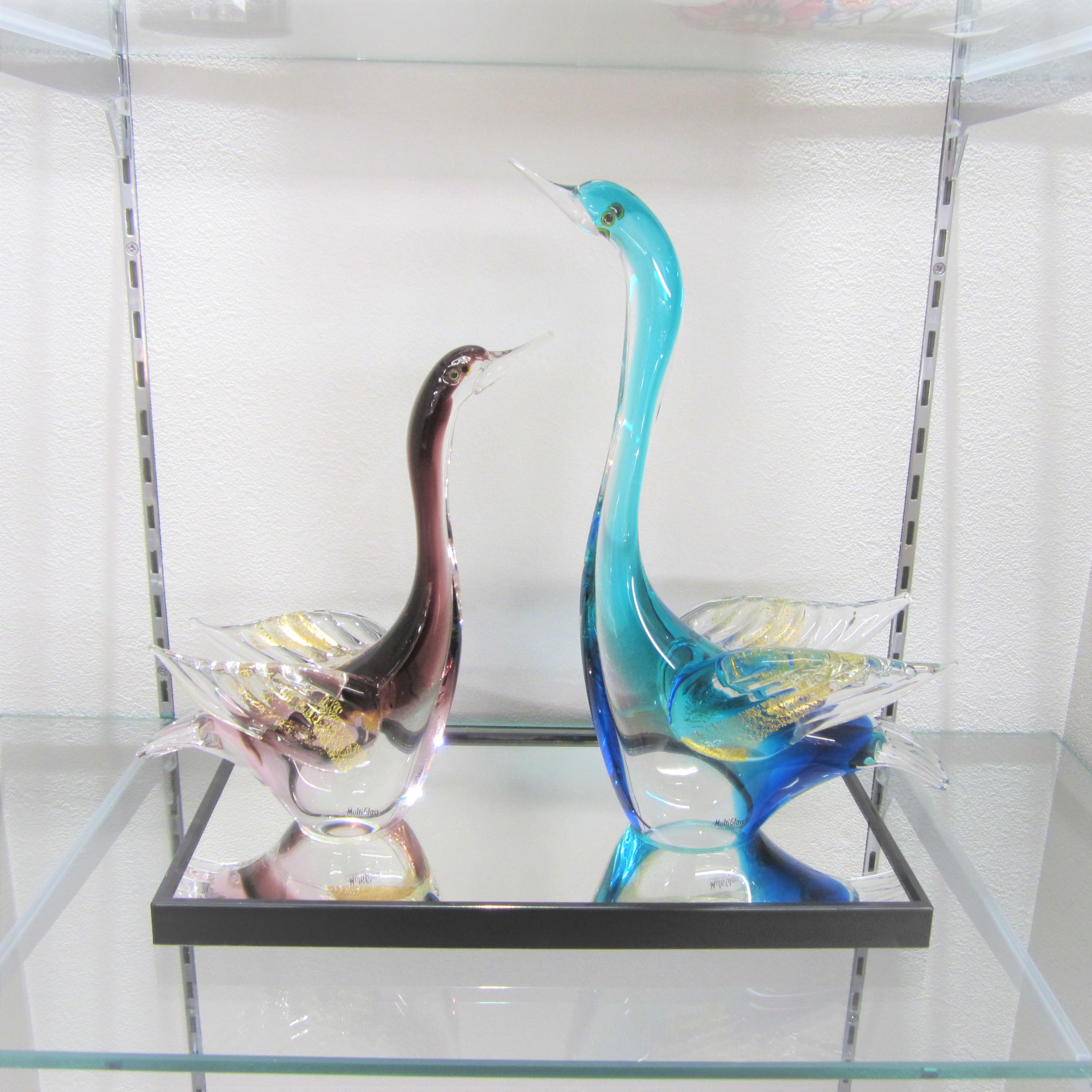 Y945 MultiGlass 5点 ガラス 置物 動物/天使 現状品 Y945 MultiGlass 5