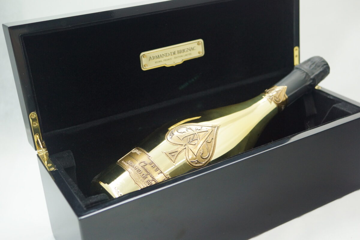 Armand de Brignac 各シャンパン空瓶ケース ARMAND DE BRIGNAC 空き瓶