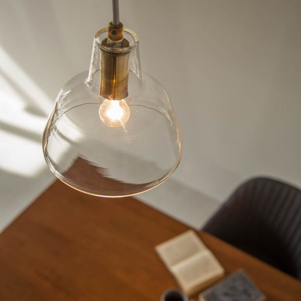 ジャパンヴィンテージ ガラスシェードのペンダントライト 吊り下げ