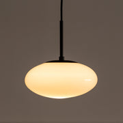 Milky × Oval 乳白色のガラス オーバル ペンダントライト– KANADEMONO