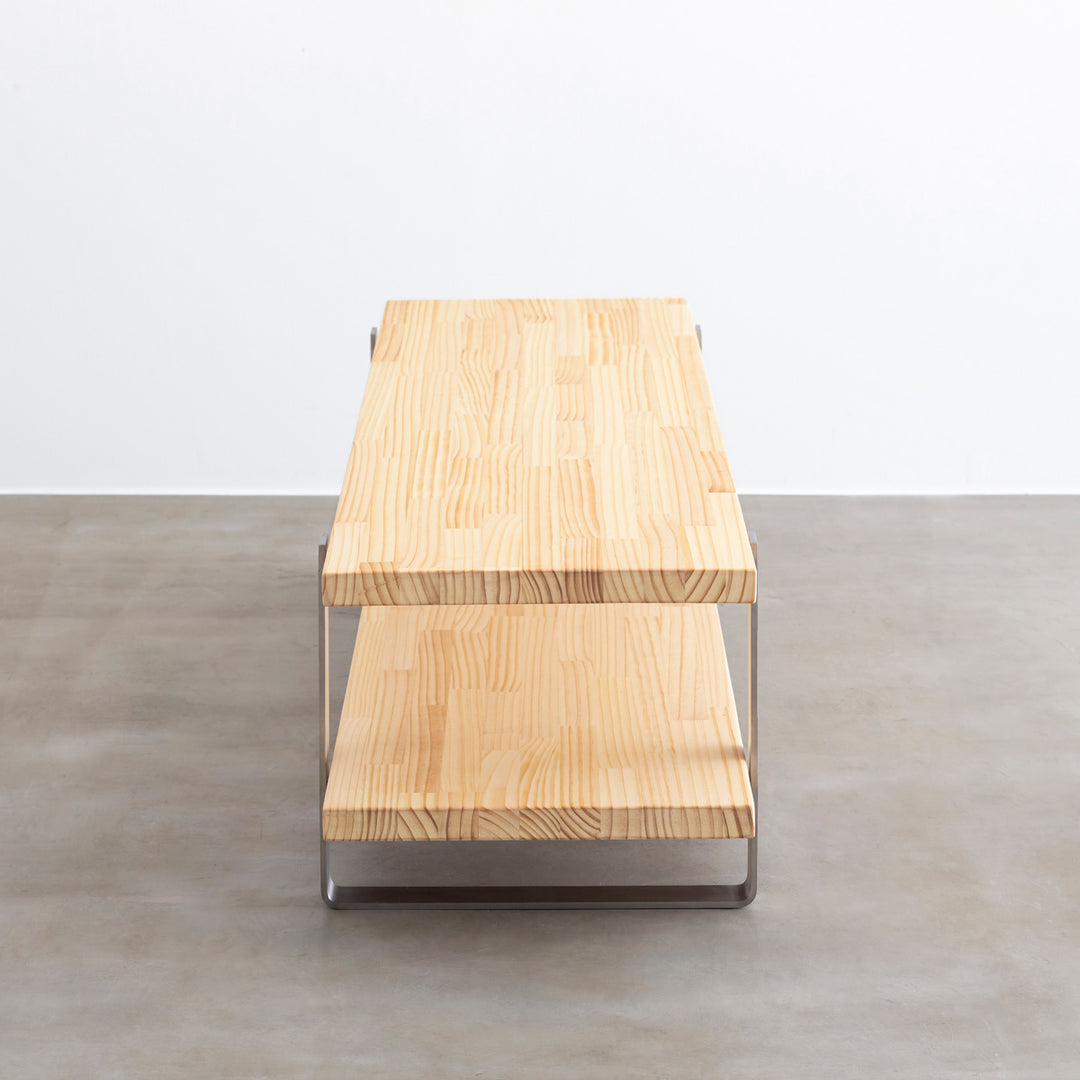 THE TV BOARD / LOW TABLE パイン × Stainless – KANADEMONO