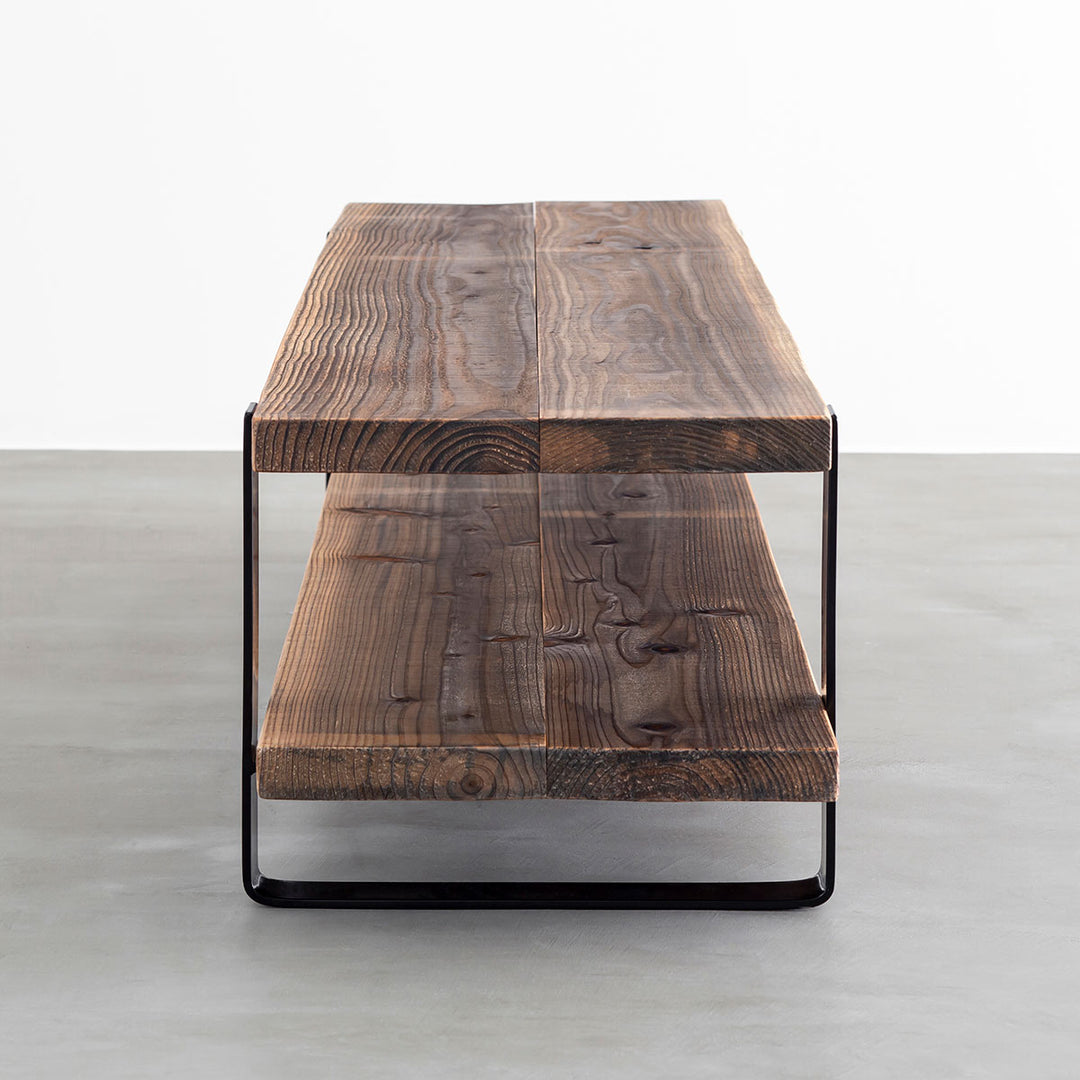 THE TV BOARD / LOW TABLE 無垢 杉 ヴィンテージスタイル × Black