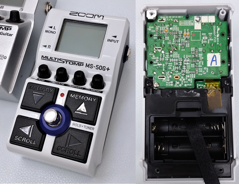 ZOOM MS-50G+ MultiStomp 分解・特性測定