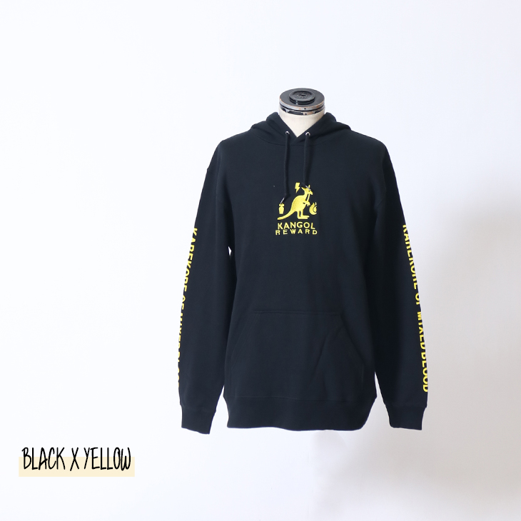 混血のカレコレ×KANGOL REWARD コラボプルオーバーパーカー