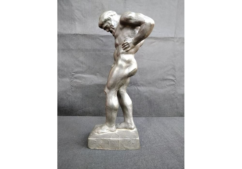 大値下げ◇良寛和尚【たくはつ良寛】滝川毘堂 作◇ネオブロンズ像◇共