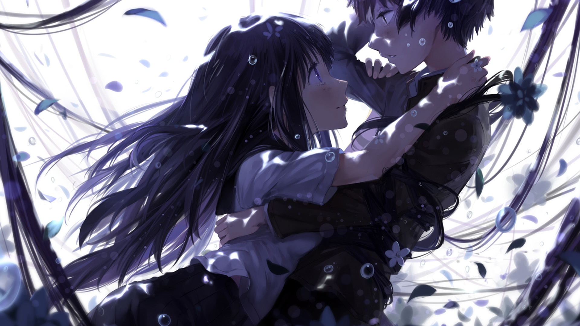 氷菓 折木 奉太郎と千反田 える(1920x1080px)のデスクトップPC用の壁紙