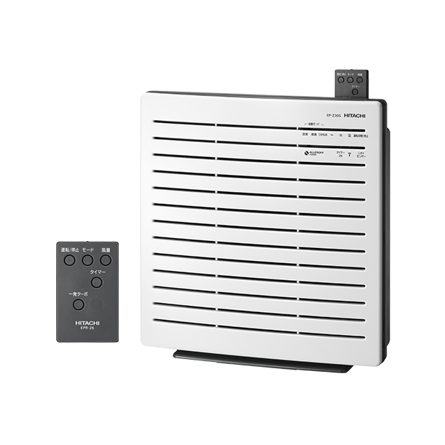 空気清浄機・イオン発生器 HITACHI EP-Z30R(W) 空気清浄機 クリエア EP