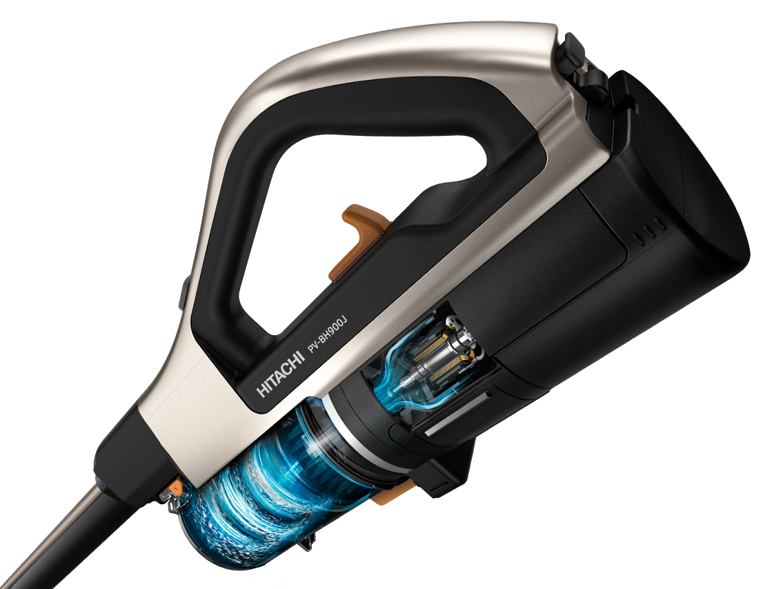 特長：きわだつパワー ： スティッククリーナー（コードレス式）PV