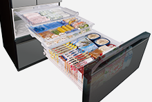 HXタイプ R-HX60R ： 冷蔵庫 ： 日立の家電品