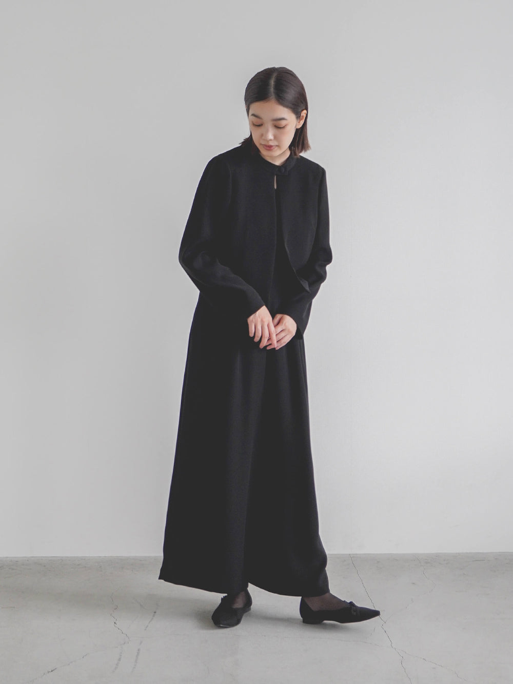 kaene公式オンラインストア バックタックジャケット / 005347 ブラック