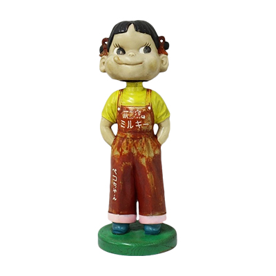 不二家 首振り ぺこちゃん 人形 木製 珍品 3体 セット 首振りペコ